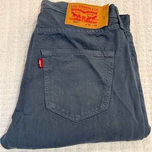 Levi's Men's Slate Blue Straight Jeans